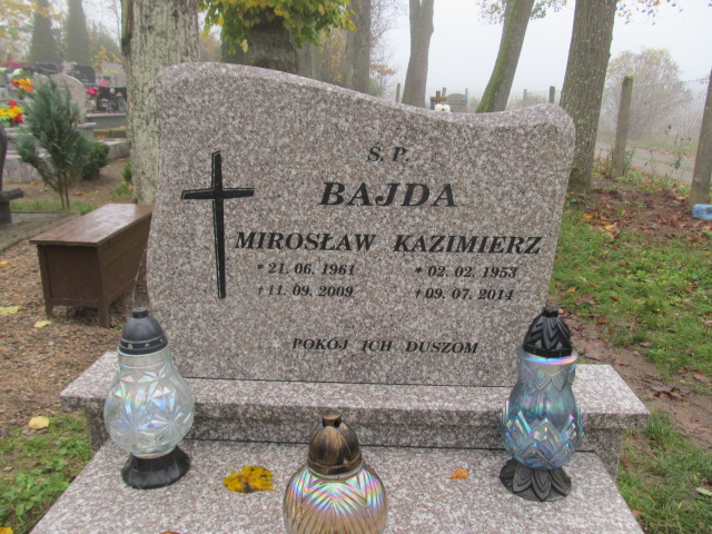 Mirosław Bajda 1961 Srokowo - Grobonet - Wyszukiwarka osób pochowanych
