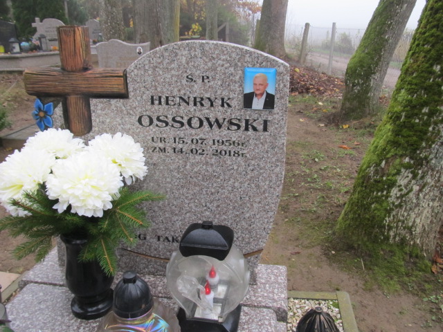 Henryk Ossowski 1956 Srokowo - Grobonet - Wyszukiwarka osób pochowanych