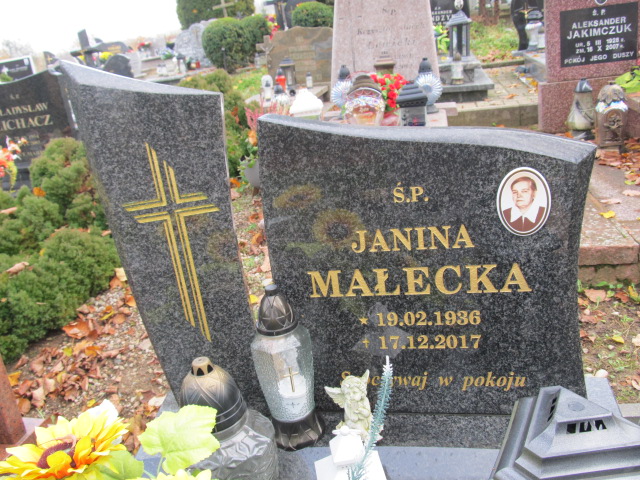 Janina Małecka 1936 Srokowo - Grobonet - Wyszukiwarka osób pochowanych