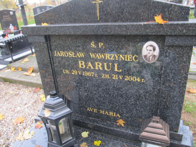 Jarosław Wawrzyniec Barul 1967 Srokowo - Grobonet - Wyszukiwarka osób pochowanych