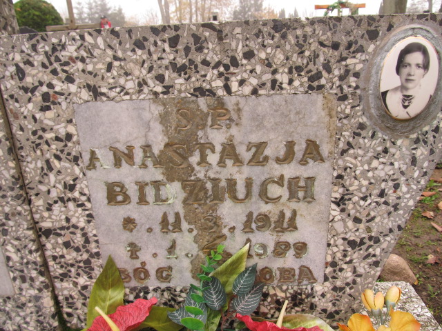 Anastazja Bidziuch 1911 Srokowo - Grobonet - Wyszukiwarka osób pochowanych